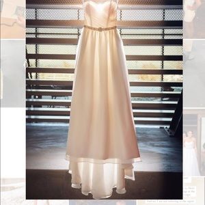 Wedding Dress + Beautiful Belt and Hairpiece